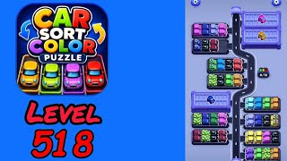 Car Sort Color Puzzle Level 518 Walkthrough