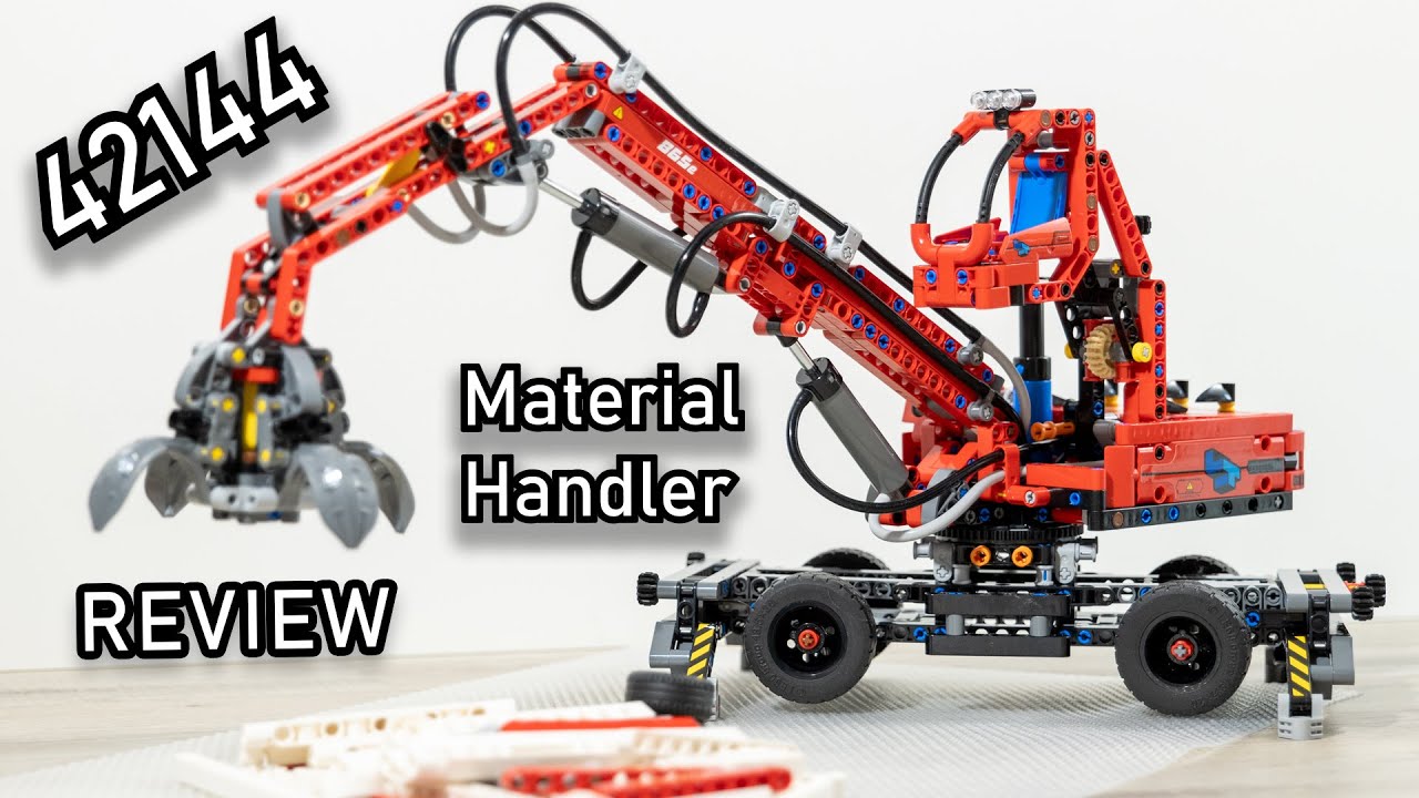 LEGO Technic 42144 Material Handler detailed building review 