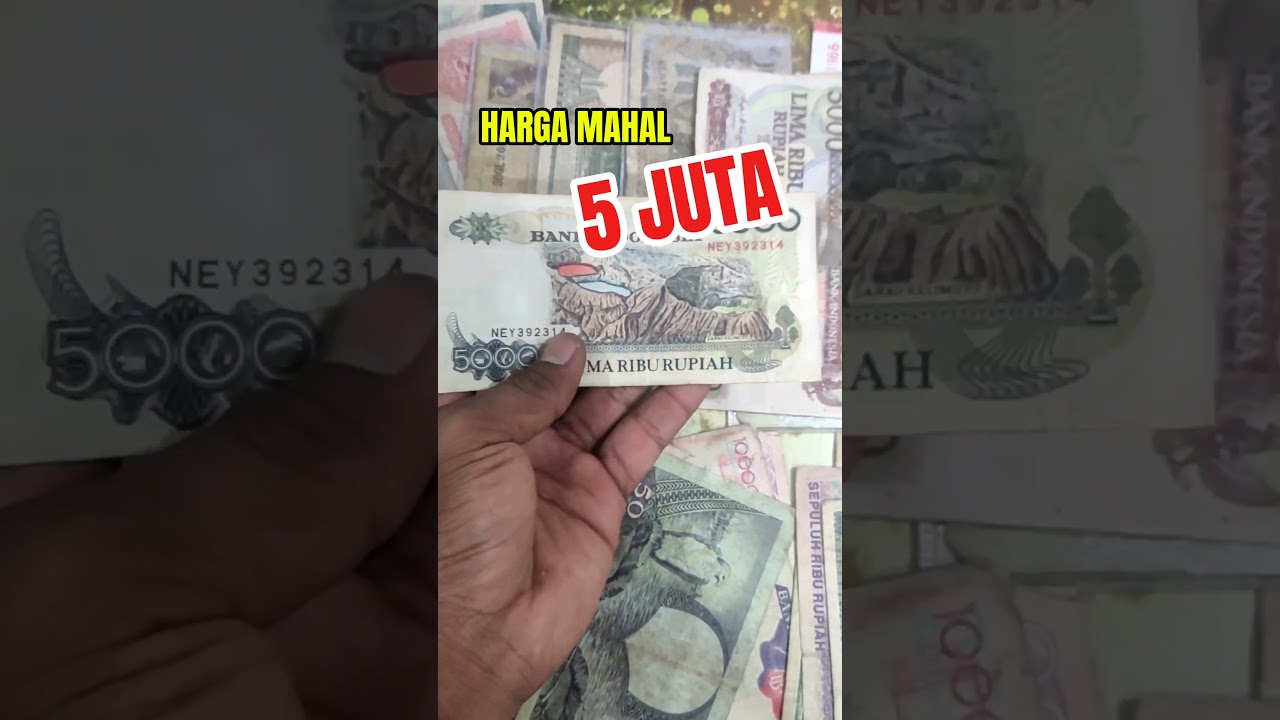 harga mahal uang kertas 5000 rupiah 