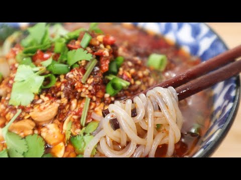     Hot and Sour Sweet Potato Noddles