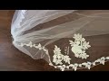 Reserved: Wedding Veil Redesign with Mom's Lace