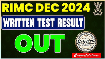 RIMC Dec 2024 Result Declare|RIMC Result 2024|RIMC का Result आ गया|Complete Details Of RIMC Result