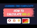 Learning Time Complexity:  How to Calculate Big-O Notations in DSA | Coding Kitty