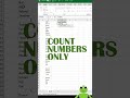 count function in excel you must know