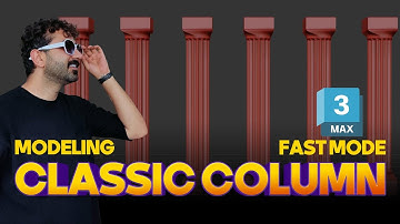 Classic column modeling in 3DSMax