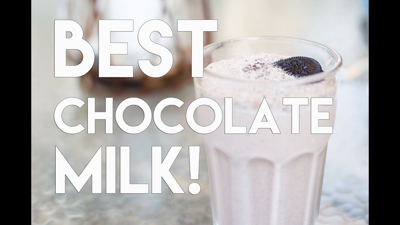 HOW TO UPGRADE YOUR CHOCOLATE MILK