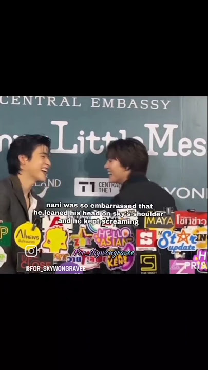 Nani's happy and shy mode on infront of sky❤️#iminaskynani#nanihirunkit#skynani#skywongravee