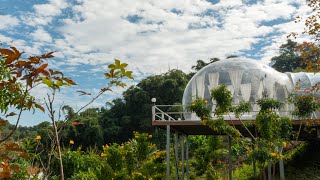 Camping in an Inflatable Bubble Dome in the Mountains of Thailand