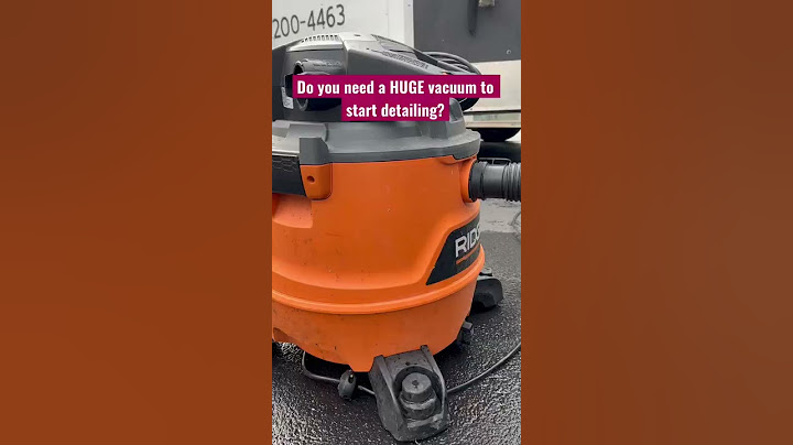 Best detailing vacuum for mobile auto detailers! #detailer #detailing #cardetailing #autodetailing
