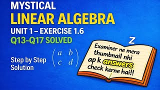 Elementary Linear Algebra Howard Anton Ex 1.6 Q4-Q6 solutions in Urdu/Hindi #LinearAlgebra