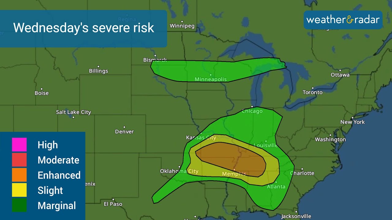 Multiple rounds of significant severe weather - YouTube