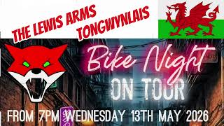 Bike night on tour. The Lewis arms Tongwynlais. 
