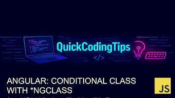 Javascript Tutorial: Angular: conditional class with *ngClass