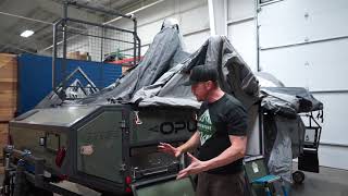 2021 OPUS OP2 Overland Camper Trailer Unboxing and Walk Around Video