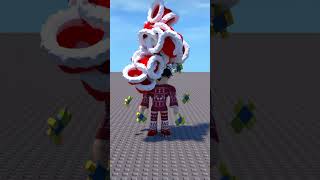 raining COOKIES, CHRISTMAS HATS and LAVA in roblox #shorts