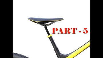 How to design a bicycle in solidworks part 5 ( seat / saddle)