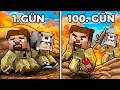 FAKİR VE ZENGİN 100 GÜN BOYUNCA ASKER OLDU - Minecraft