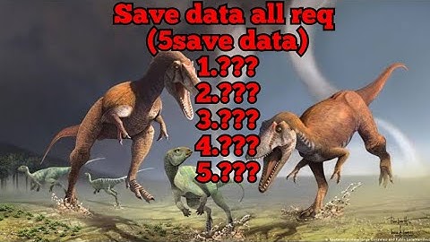 save data all req (5 save data) | ark mobile