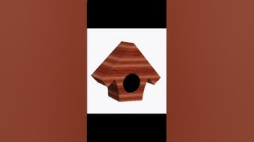 Bird House (old) design #shorts #solidworks