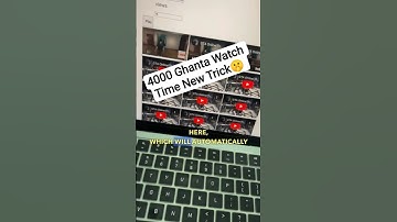 4000 Ghanta Watch Time New Trick🤫 | How to get 4000 hours watch time | Watch time kaise badhaye
