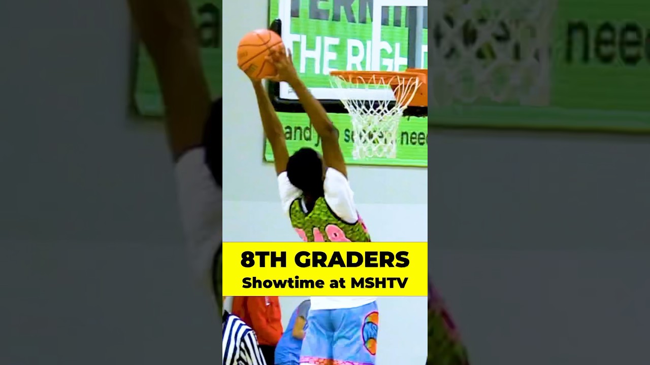 8th Grader crazy dunk
