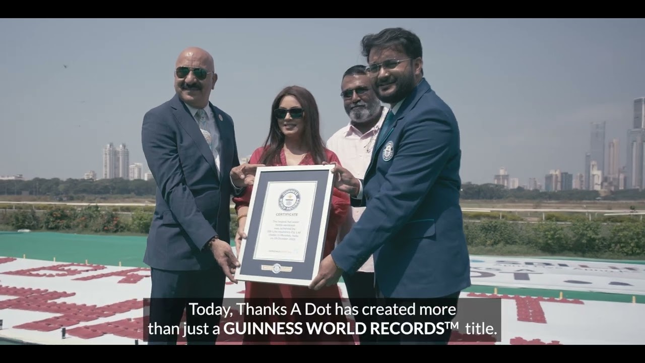 SBI Life | Thanks A Dot | Making history with a GUINNESS WORLD RECORDS™