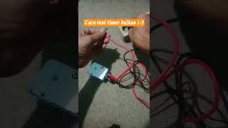 cara test timer kulkas 1-3