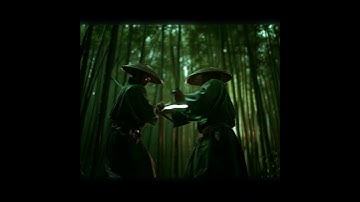 Ai Two Ninjas Clash #ai #cinematicvideo #samurai #rain #sword #ninja