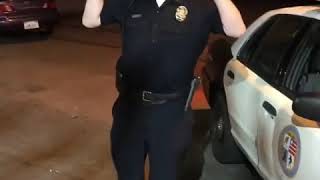Cop crip walk to Blueface