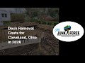 Deck Removal Costs in Cleveland Ohio 2026
