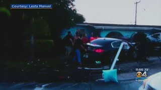 Serious Head-On Crash In Hialeah Sends 2 People To The Hospital