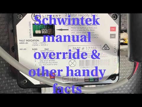Schwintek manual override & other handy facts. - YouTube