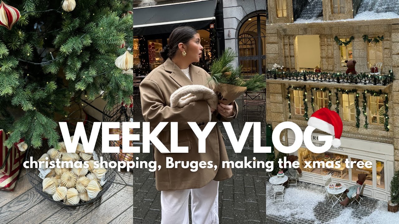 Christmas vibes, shopping de noël, sapin, ... | WEEKLY VLOG