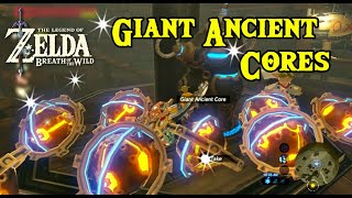 Giant Ancient Cores With Every Ancient Arrow You Use Zelda Breath of The Wild