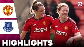 Manchester United vs Everton | Highlights | FA Women's Super League 31-03-2024