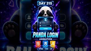 The Interactive Panda Login Form | HTML CSS