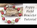 Polymer Clay Project: Poppy Field Bracelet Tutorial