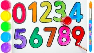 number counting 1 to 10/ basic digits 0 to 9/ learn numbers name 1 to 10/ number counting song