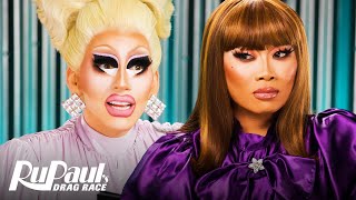 Thumbnail for The Pit Stop AS9 E03 🏁 | Trixie Mattel & Jujubee Better Work! | RuPaul’s Drag Race AS9