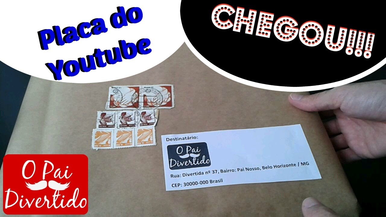 Placa do Youtube - Chegou minha placa!! jogos friv
