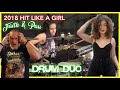 Pauline Villarreal & Faith Benson Drum Duo (REACTION) 2018 Hit Like a Girl Awards| Drum Cam