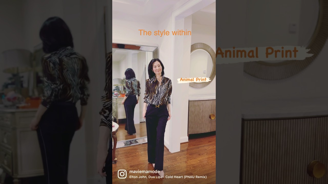 8 Outfit ideas of animal prints😊