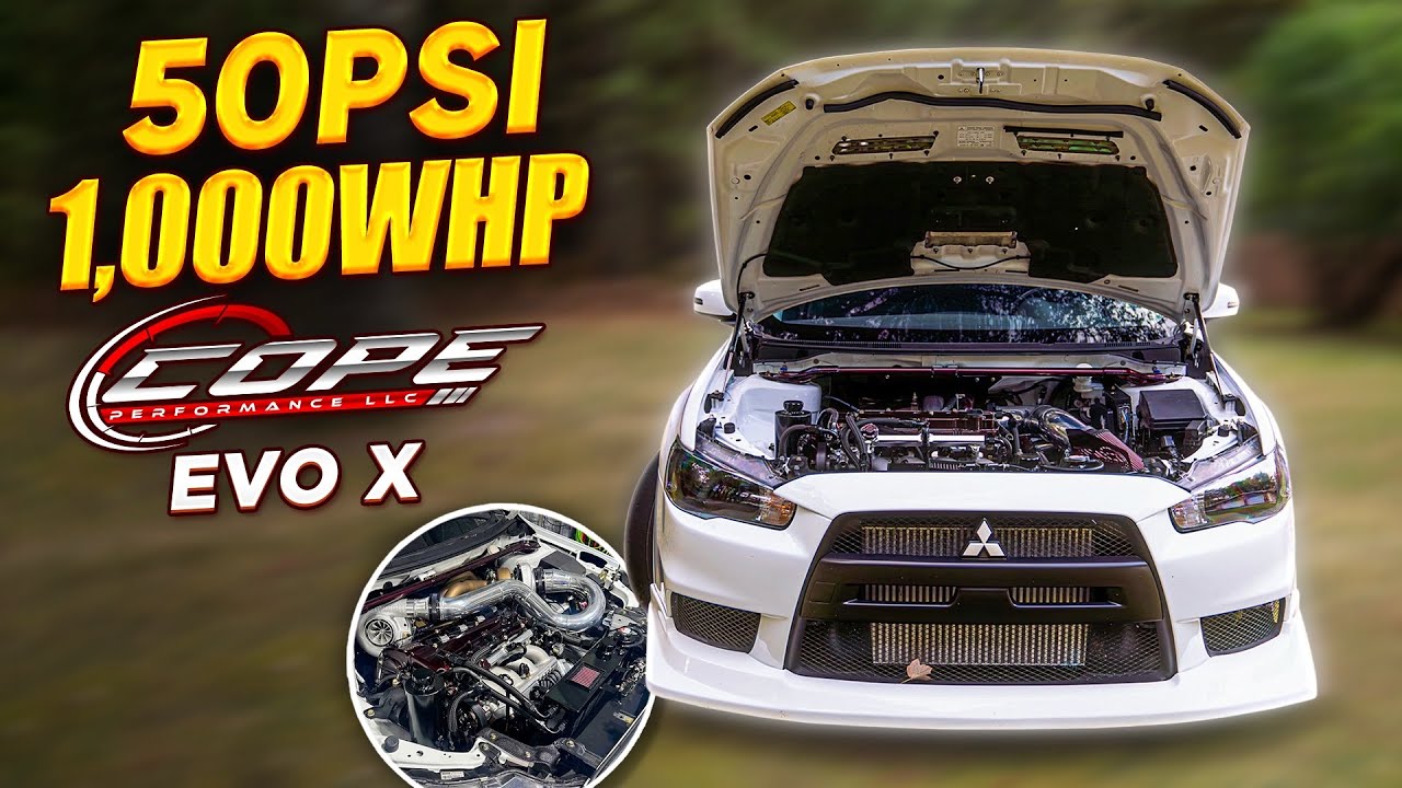 Crazy street driven 1000hp Evo X! 