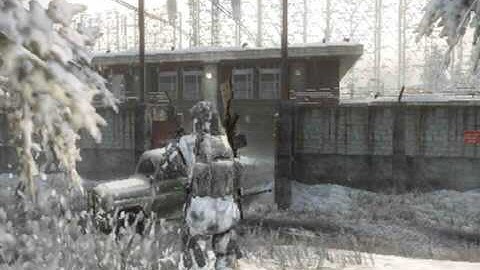 Call of Duty: Black Ops: Funny double ricochet tomahawk on grid.