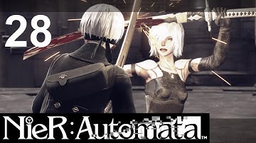 Nier: Automata - Casual 9S & A2 Playthrough - Part 28 Obtain Keys from 3 Resource Units