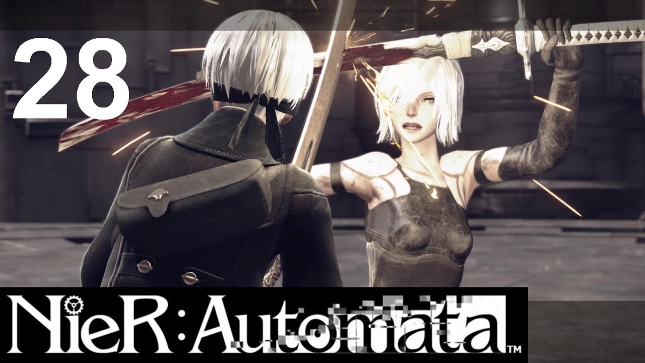 Nier Automata Casual 9S & A2 Playthrough Part 28 Obtain Keys from