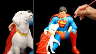 Sculpting Superman and Superdog [ Cristopher Reeve ] | The Flash 2023