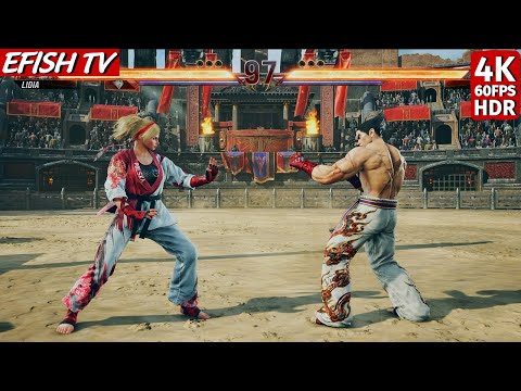 New fighter arrived! Lidia vs Kazuya Mishima (Hardest AI) - Tekken 8