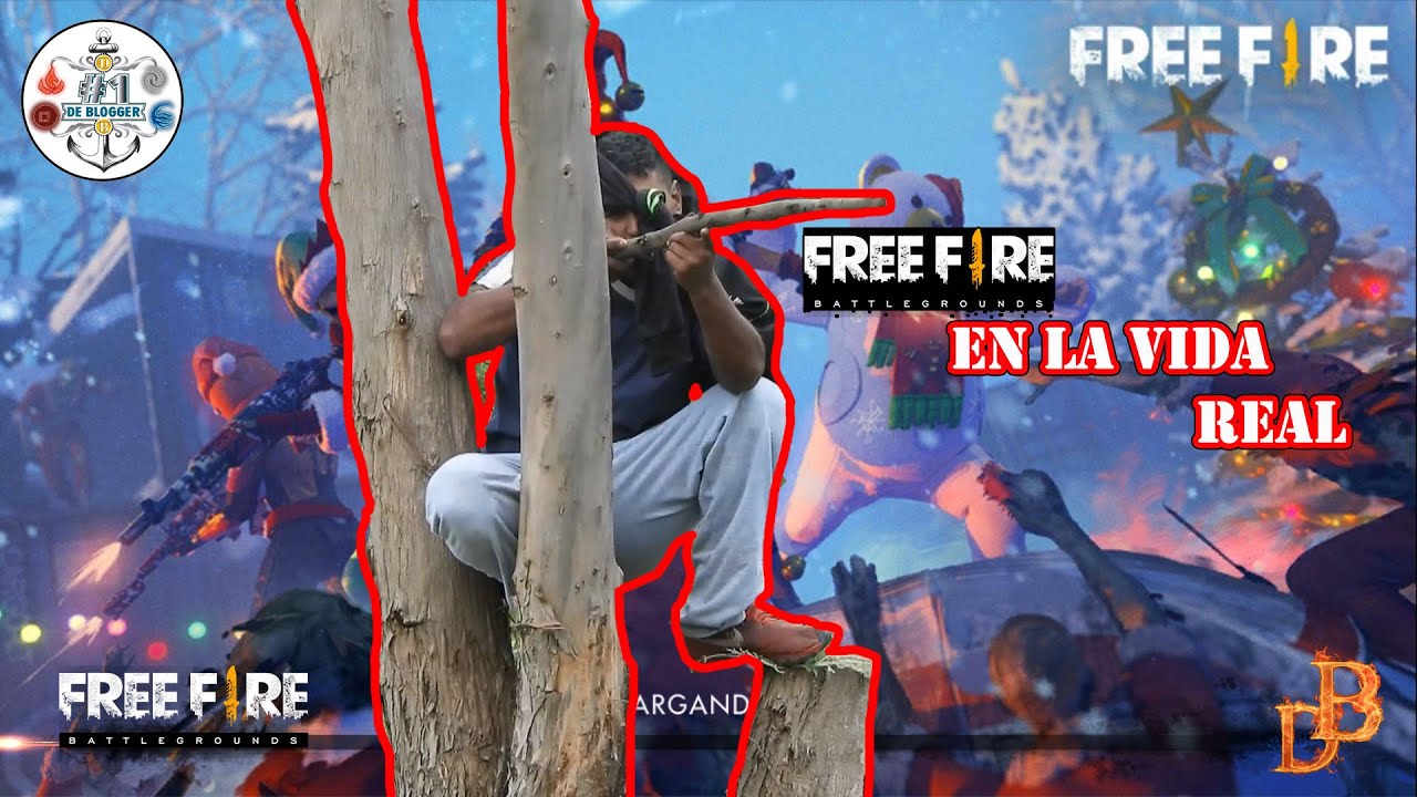 Free Fire En La Vida Real De Blogger Youtube