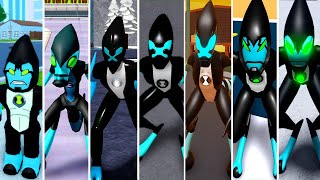 EVOLUÇÃO DO XLR8 NO BEN 10 GRÁFICO! ROBLOX (Evolution XLR8)